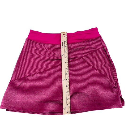 Lola Womens X-Small Pink Striped Skort With Built-In Shorts - Picture 4 of 6